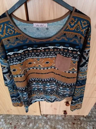 Jersey Chic Chic estampado talla única