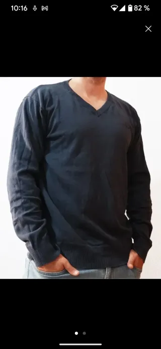 Jersey Jack & Jones azul oscuro Talla XL