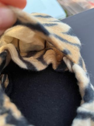 Zapatillas calienta pies. 
