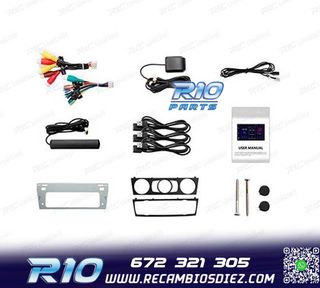 RADIO GPS ANDROID 14 PARA BMW E90 E91 E92 E93 PANTALLA 9" TA