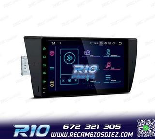 RADIO GPS ANDROID 14 PARA BMW E90 E91 E92 E93 PANTALLA 9" TA