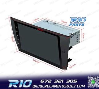 RADIO GPS ANDROID 14 PARA BMW E90 E91 E92 E93 PANTALLA 9" TA