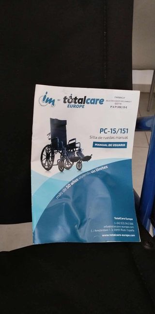 Manual transportable, plegable, totalcare.