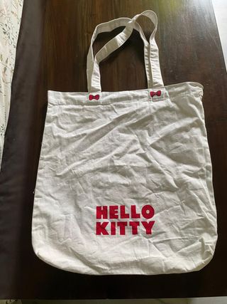 Bolsa Lona Hello Kitty Bershka