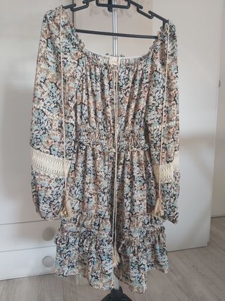 Vestido estampado floral marca Nud talla M