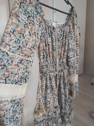 Vestido estampado floral marca Nud talla M