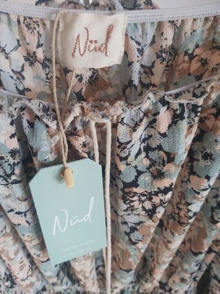Vestido estampado floral marca Nud talla M