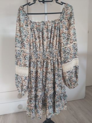 Vestido estampado floral marca Nud talla M