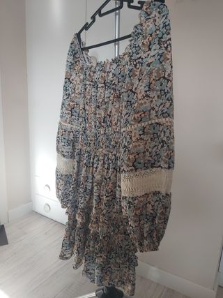 Vestido estampado floral marca Nud talla M