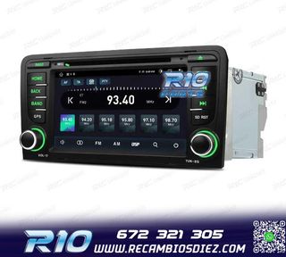RADIO GPS ANDROID 12 AUDI A3 8P 8PA USB GPS TACTIL HD OCTA-C