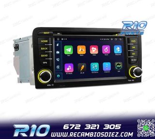 RADIO GPS ANDROID 12 AUDI A3 8P 8PA USB GPS TACTIL HD OCTA-C