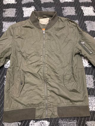 Chaqueta Bomber Verde Militar