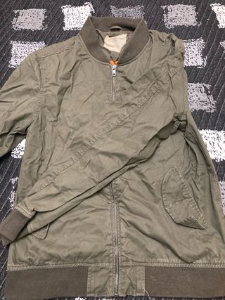 Chaqueta Bomber Verde Militar