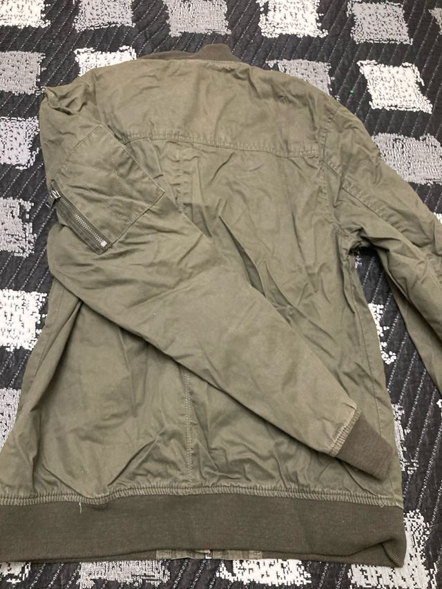 Chaqueta Bomber Verde Militar