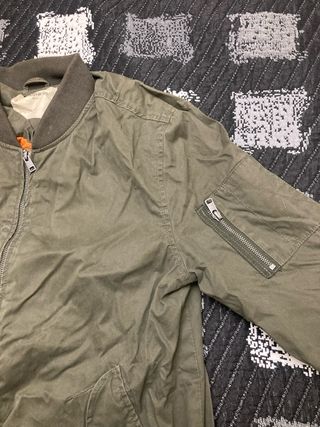 Chaqueta Bomber Verde Militar