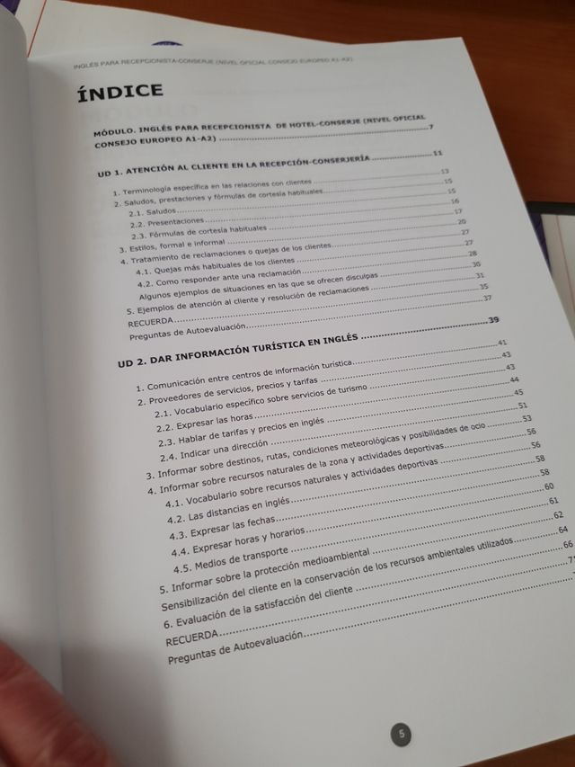 Curso recepcionista de hotel