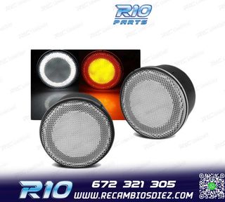 INTERMITENTES FRONTALES JEEP WRANGLER JK 07-18 LED WHITE