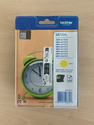 Cartucho Tinta Brother LC125XL Amarillo