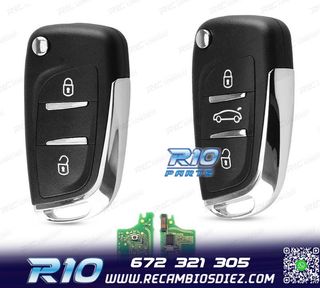 LLAVE COMPLETA PARA CITROEN C2 C4 C5 3 BOTONES