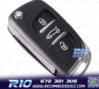 LLAVE COMPLETA PARA CITROEN C2 C4 C5 3 BOTONES