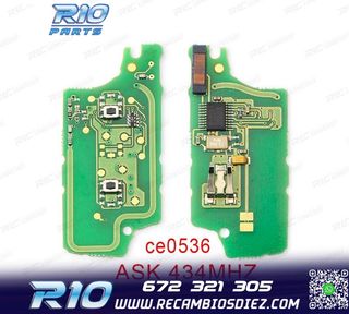 LLAVE COMPLETA PARA CITROEN C2 C4 C5 3 BOTONES
