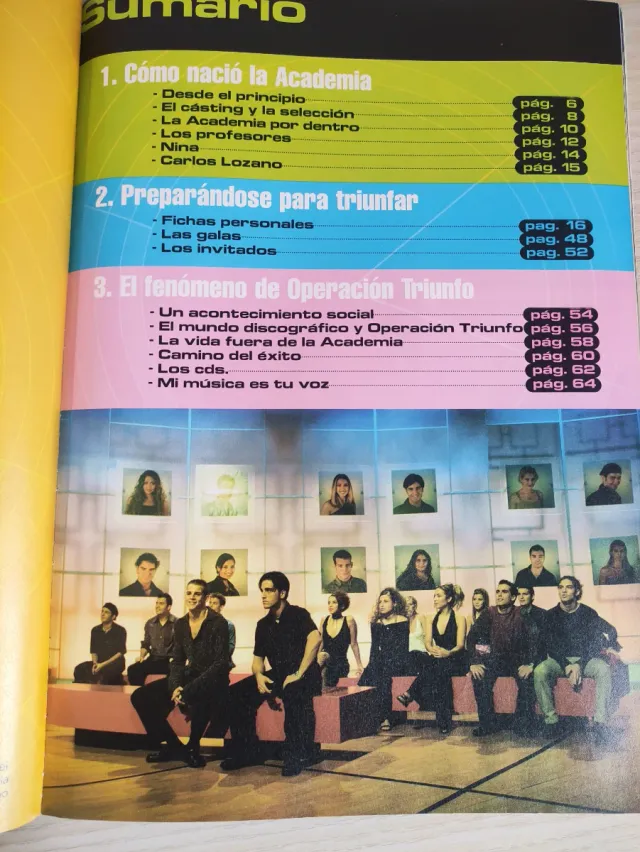 LIBRO OFICIAL OPERACIÓN TRIUNFO