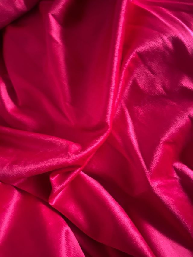 Tessuto velluto rosso