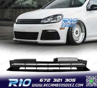 PARRILLA VOLKSWAGEN VW GOLF 6 MK VI 08-12 NEGRO BRILLO SIN L