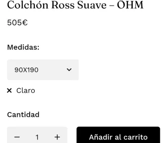 Colchón nuevo