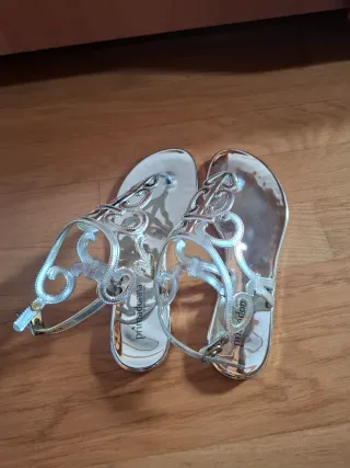 Sandali donna argento