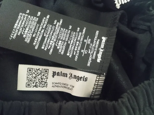 Conjunto corto Palm Angels negro