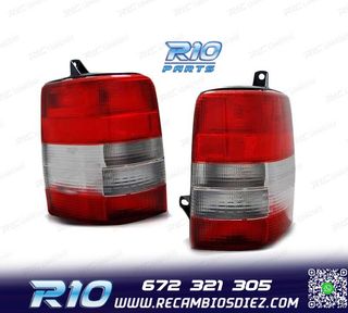PILOTOS PARA JEEP GRAND CHEROKEE ZJ 93-99 ROJO BLANCO LOOK L