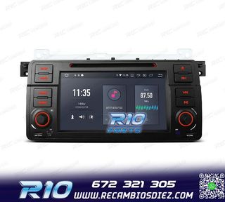 RADIO GPS ANDROID 14 PARA BMW E46 4GB RAM 64GB ROM DVD