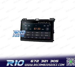 RADIO GPS ANDROID 12 PARA TOYOTA LAND CRUISER 02-09