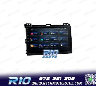 RADIO GPS ANDROID 12 PARA TOYOTA LAND CRUISER 02-09