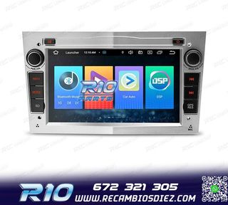 RADIO GPS ANDROID 11 PARA OPEL ASTRA H VIVARO ZAFIRA VECTRA