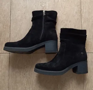 Botines ante negro talla 41