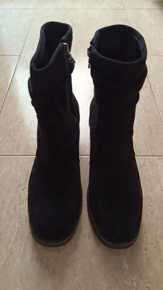 Botines ante negro talla 41
