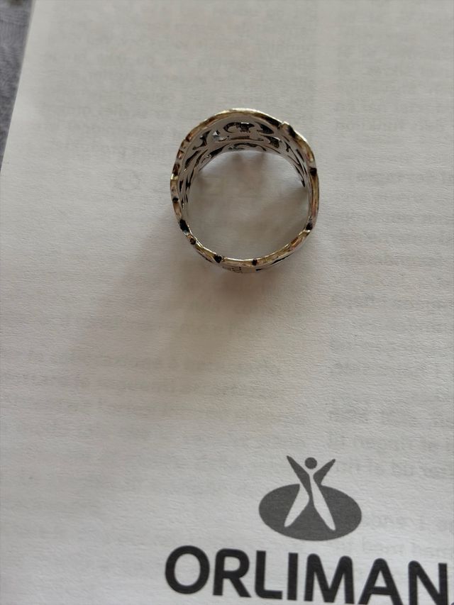 Anillo Tous Plata Ley Diseño Calado