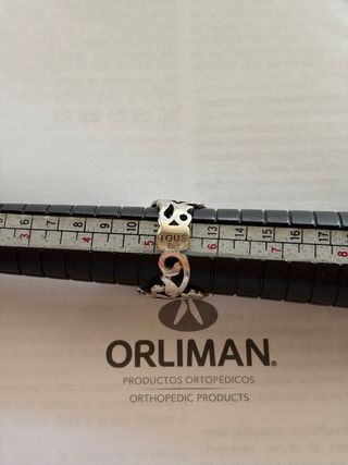 Anillo Tous Plata Ley Diseño Calado