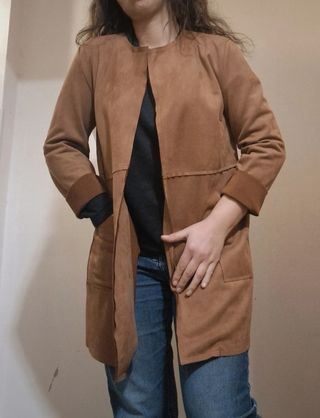 Soprabito scamosciato taglia unica