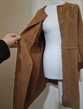 Soprabito scamosciato taglia unica