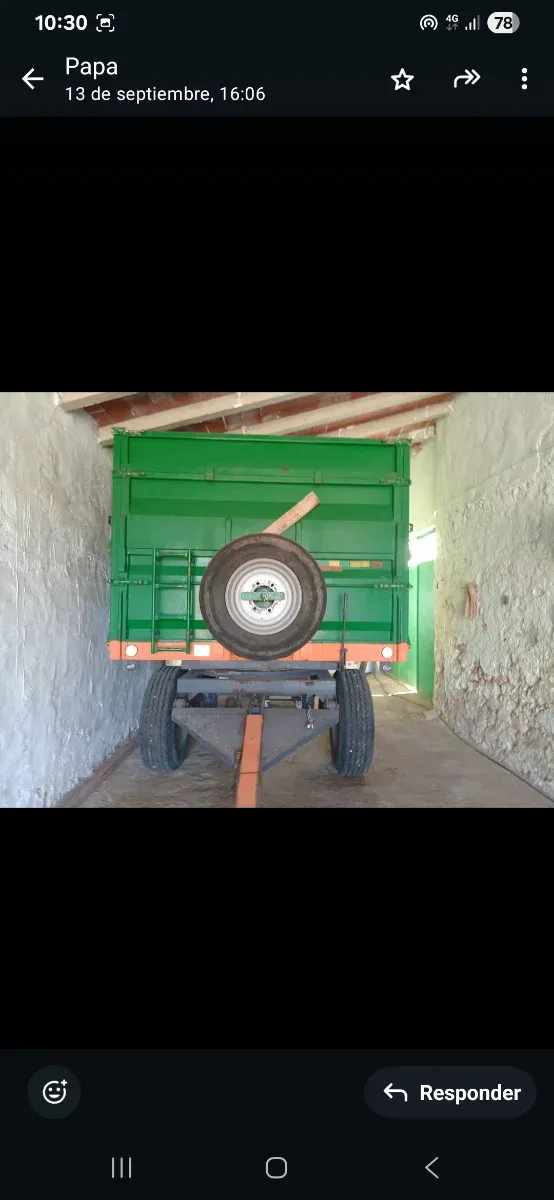 Remolque agrícola Marin Peña Se encuentra en Yecla