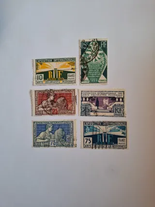 Lote Sellos Francia Exposición París 1925
