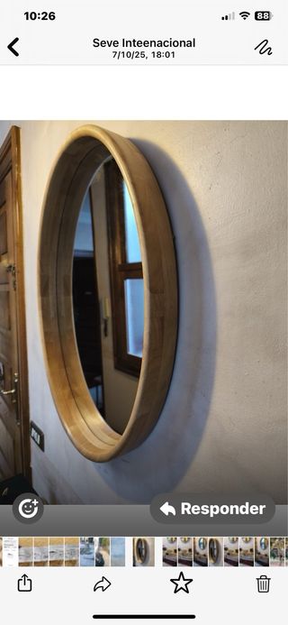 Mueble de entrada con espejo