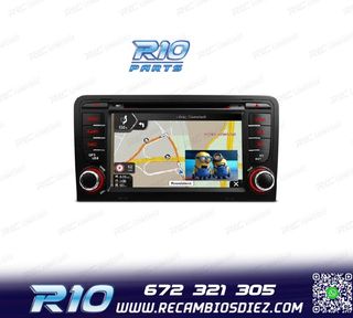 RADIO GPS ANDROID 12 PARA AUDI A3 8P 8PA S3 RS3 03-12