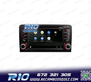 RADIO GPS ANDROID 12 PARA AUDI A3 8P 8PA S3 RS3 03-12