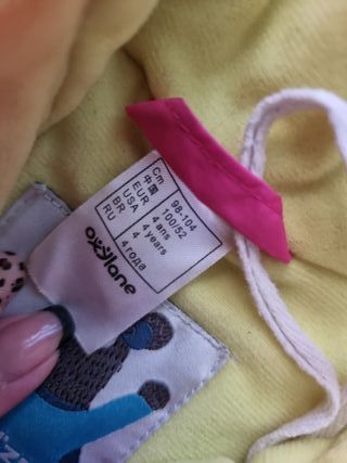 Chaqueta Nieve Niña Rosa y Blanca 4 años