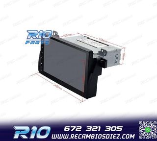 RADIO GPS ANDROID 13 PARA BMW E46 SERIE 3