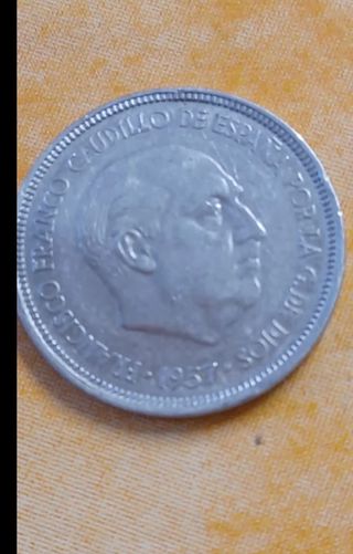 Moneda 5 Ptas error imprenta